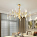 TAKLAMPA.SE Luminaire Plafonnier Guld Mycket stor taklampa