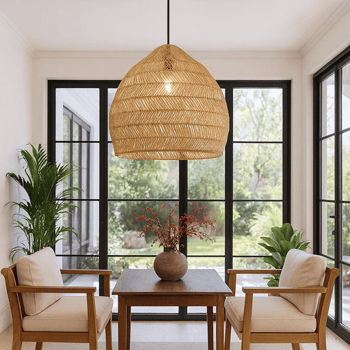 Natur – Handgjord taklampa i bambu TAKLAMPA.SE