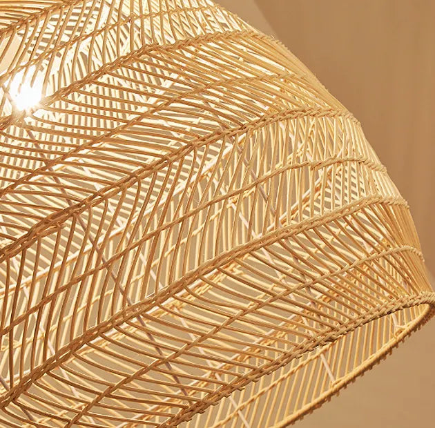 Natur – Handgjord taklampa i bambu TAKLAMPA.SE