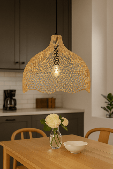 Naturlig rottinglampa TAKLAMPA.SE