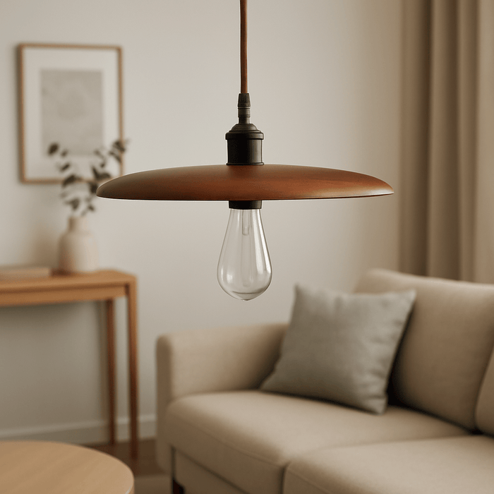 Naturlig träpendel med varm och rustik känsla TAKLAMPA.SE