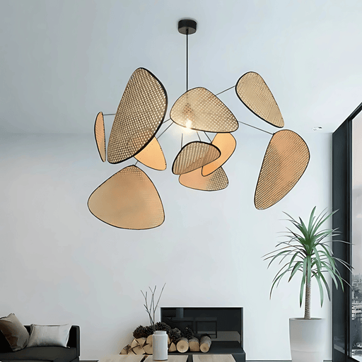 Rattan – Skulptural taklampa TAKLAMPA.SE