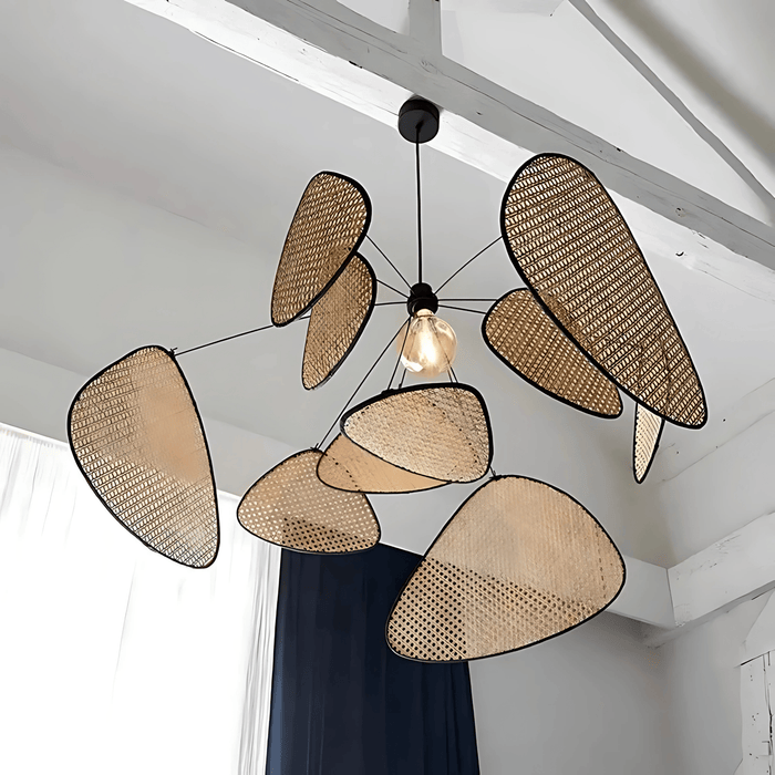 Rattan – Skulptural taklampa TAKLAMPA.SE