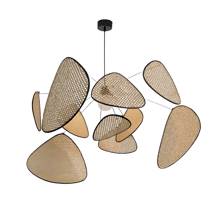 Rattan – Skulptural taklampa TAKLAMPA.SE