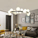 TAKLAMPA.SE Suspension Luminaire Vit Boll Svart Stor taklampa glas