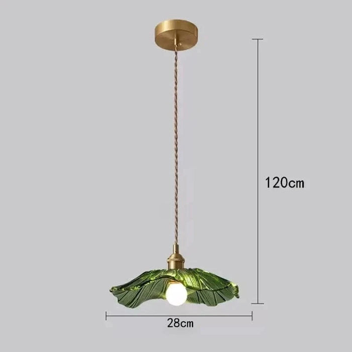 TAKLAMPA.SE Grön Taklampa blomma