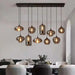 TAKLAMPA.SE 10 stycken Taklampa glas mässing