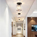 TAKLAMPA.SE Luminaire Plafonnier Svart Cirkel Taklampa glas plafond