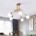 TAKLAMPA.SE Luminaire Plafonnier Guld Taklampa industri look