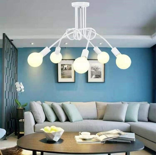 TAKLAMPA.SE Luminaire Plafonnier Vit Taklampa industri look