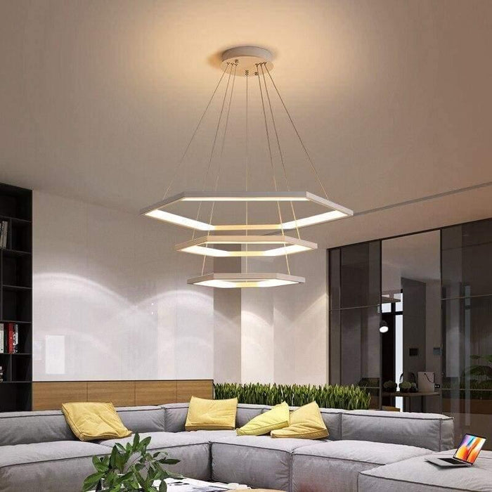 TAKLAMPA.SE Suspension Luminaire Vit Taklampa led stor