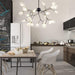TAKLAMPA.SE Suspension Luminaire Svart Taklampa pendel kristallglas