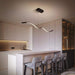 TAKLAMPA.SE Suspension Luminaire 1 Linje / Noir Taklampa pendel pergament
