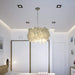 TAKLAMPA.SE Suspension Luminaire L Taklampa vit tyg