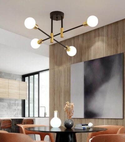 TAKLAMPA.SE Luminaire Plafonnier 4 Lampor Design taklampa bollar