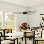 Elegant pendellampa i slokhatt-stil