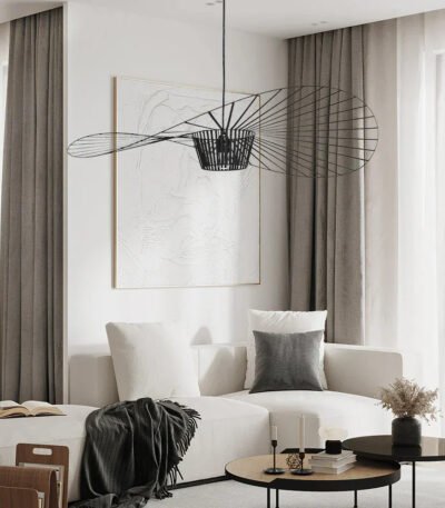 Elegant pendellampa i slokhatt-stil