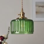Hem & Trädgård > Belysning > Belysningsarmaturer > Taklampor Emerald – Grön glas taklampa