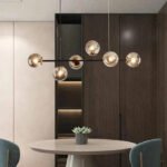 TAKLAMPA.SE Suspension Luminaire Femarmad taklampa glas metall retro