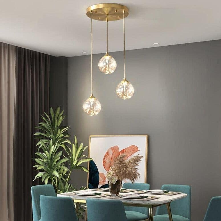 TAKLAMPA.SE Suspension Luminaire Liten taklampa glas mässing