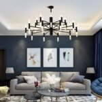 TAKLAMPA.SE Luminaire Plafonnier Svart Mycket stor taklampa