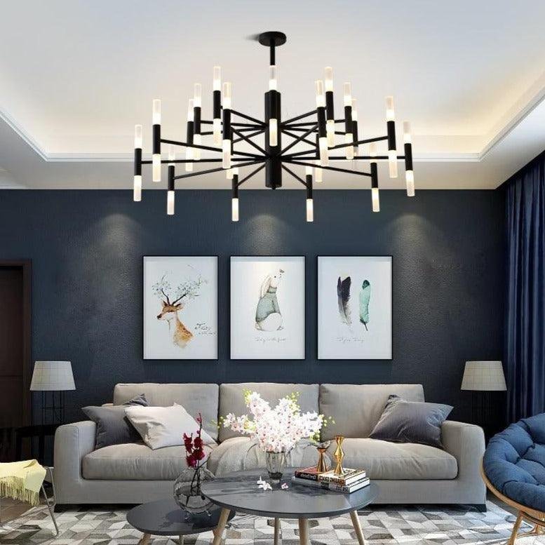 TAKLAMPA.SE Luminaire Plafonnier Svart Mycket stor taklampa