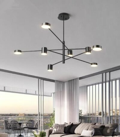 TAKLAMPA.SE Luminaire Plafonnier Svart Riktigt stor taklampa