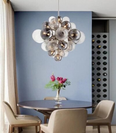 TAKLAMPA.SE Suspension Luminaire S Stor taklampa glas