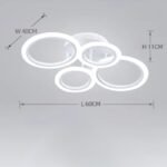 TAKLAMPA.SE Standardtitel Stor taklampa led färg