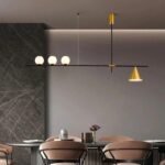 TAKLAMPA.SE Luminaire Plafonnier M - Guld Stor taklampa med munblåsta kulor