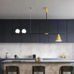 TAKLAMPA.SE Luminaire Plafonnier S - Guld Stor taklampa med munblåsta kulor