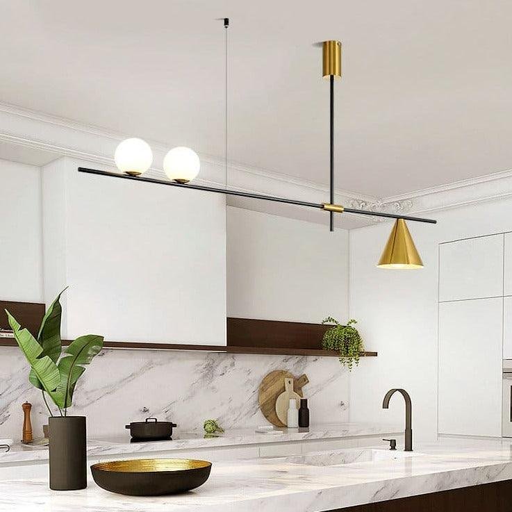 TAKLAMPA.SE Luminaire Plafonnier Stor taklampa med munblåsta kulor