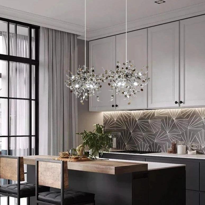 TAKLAMPA.SE Suspension Luminaire 2 Bollar Stor taklampa silver