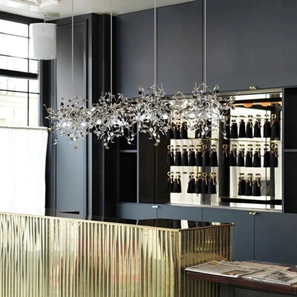 TAKLAMPA.SE Suspension Luminaire 5 Bollar Stor taklampa silver