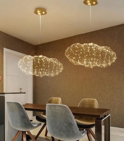 TAKLAMPA.SE Suspension Luminaire Guld / S Stor taklampa stjärnhimmel