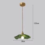 TAKLAMPA.SE Grön Taklampa blomma