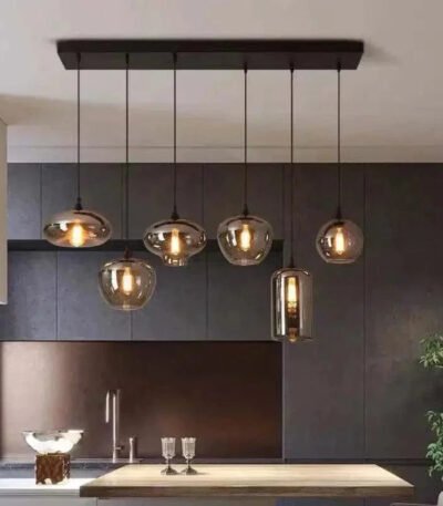 TAKLAMPA.SE Taklampa glas mässing