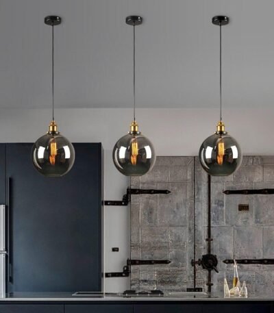 TAKLAMPA.SE Suspension Luminaire Design Taklampa glas rund