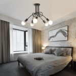 TAKLAMPA.SE Luminaire Plafonnier Svart Taklampa industri look