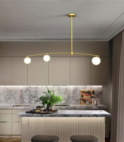 TAKLAMPA.SE Suspension Luminaire S - Guld Taklampa kök stor