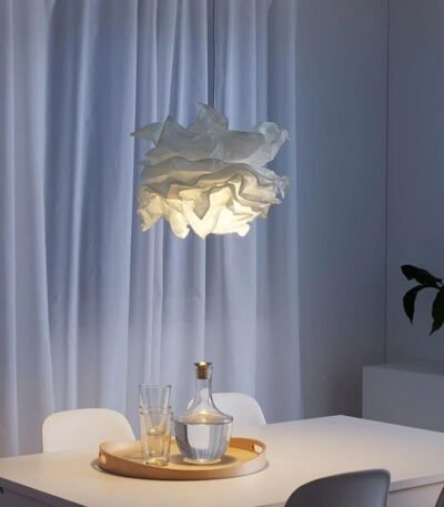 TAKLAMPA.SE Suspension Luminaire S Taklampa linne vit