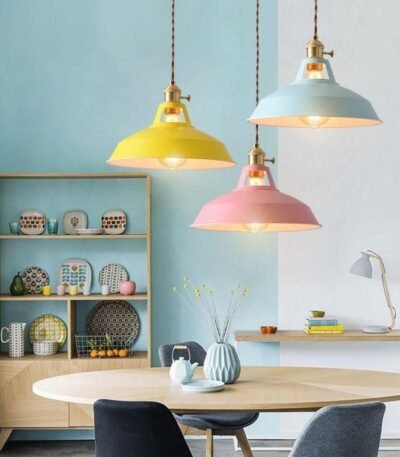 TAKLAMPA.SE Lampe Suspendue Taklampa retro opalglas plåt