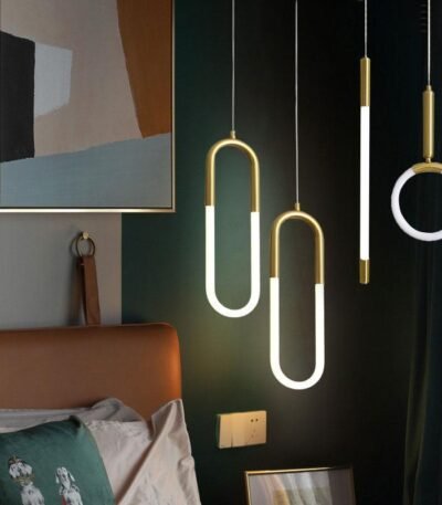 TAKLAMPA.SE Lampe Suspendue Taklampa sovrum koppar