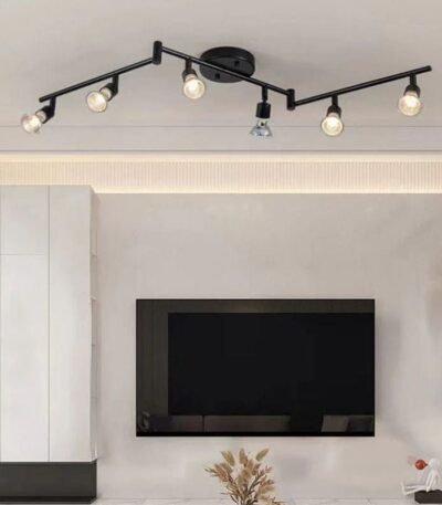 TAKLAMPA.SE Svart Taklampa spotlight 3 st