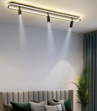 TAKLAMPA.SE Luminaire Plafonnier Svart Taklampa spotlight rustik