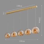 TAKLAMPA.SE Gyllene Taklampa vardagsrum hängande