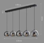 TAKLAMPA.SE Svart Taklampa vardagsrum hängande