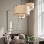 101-Taklampa-Tambour Modern plafondlampa med stilren design
