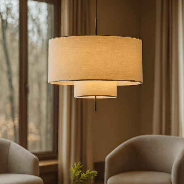 101-Taklampa-Tambour Modern plafondlampa med stilren design