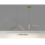 136:200002572#Brightness Dimmable;200000531:1052#Gold L140CM Minimalistisk Taklampa för Matbord & Bar